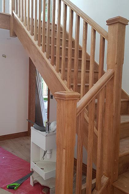New staircase construction | Bath, Trowbridge & Radstock